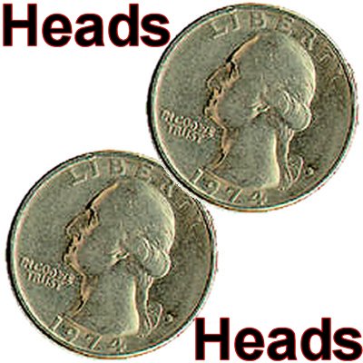 TWO HEADED QUARTER