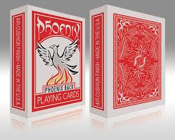 PLAYING CARDS--PHOENIX POKER, RED