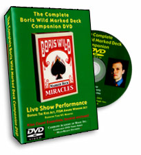 COMPLETE BORIS WILD MARKED DECK COMPANION DVD