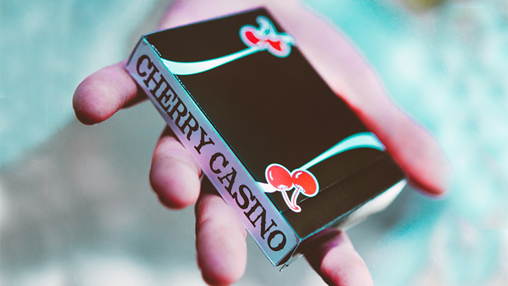 PLAYING CARDS--CHERRY CASINO, TRUE BLACK