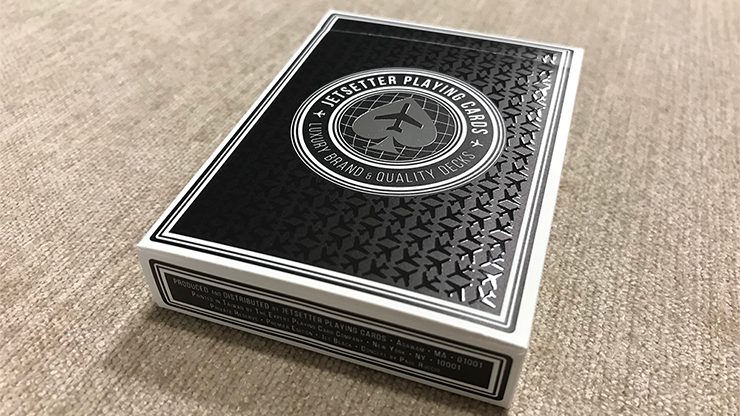 PLAYING CARDS--JETSETTER PREMIER EDITION, JET BLACK