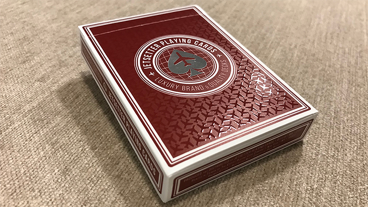 PLAYING CARDS--JETSETTER PREMIER EDITION, RESTRICTED RED