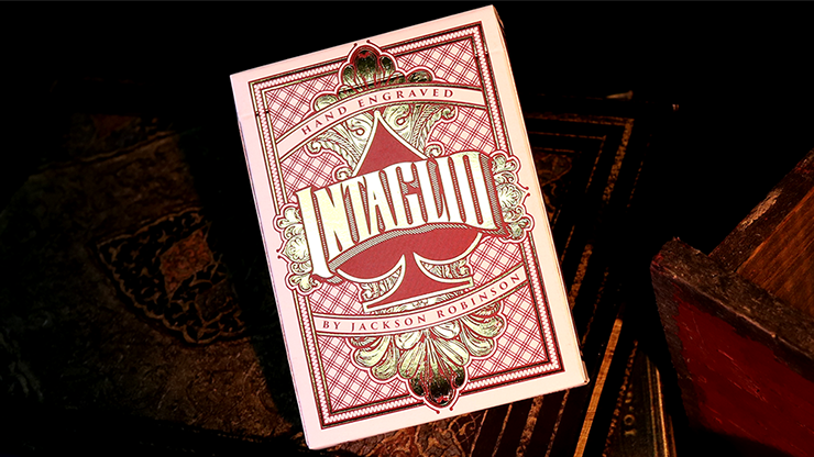 PLAYING CARDS--INTAGLIO RED