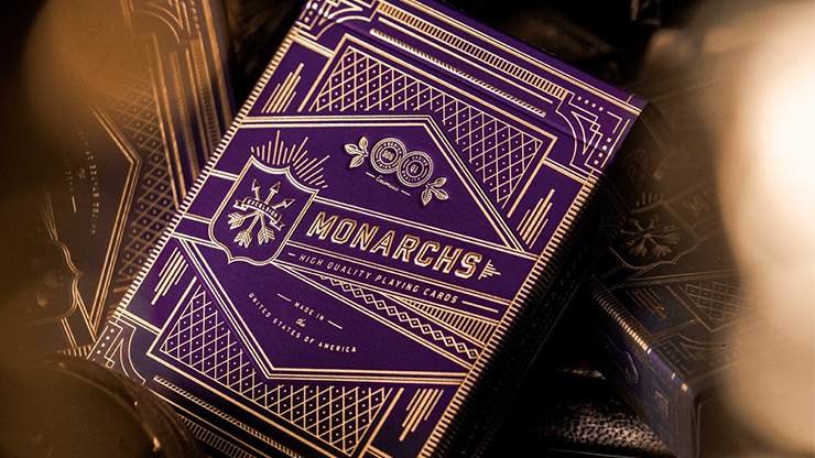 PLAYING CARDS--THEORY 11 MONARCHS, PURPLE