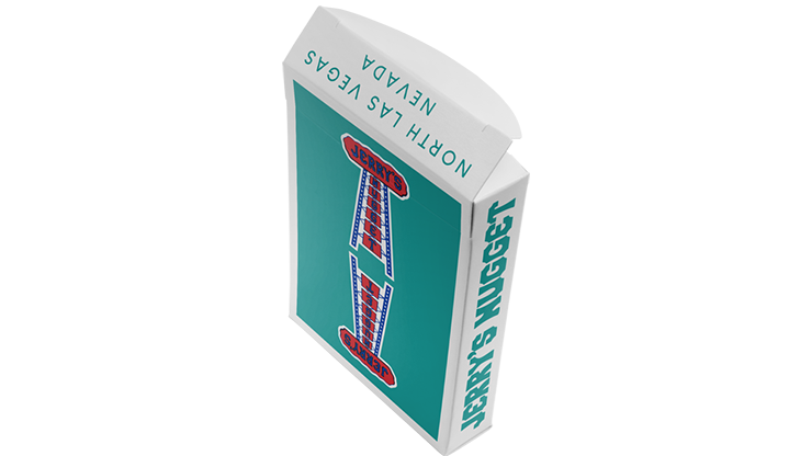 PLAYING CARDS--JERRY'S NUGGET, MODERN TEAL