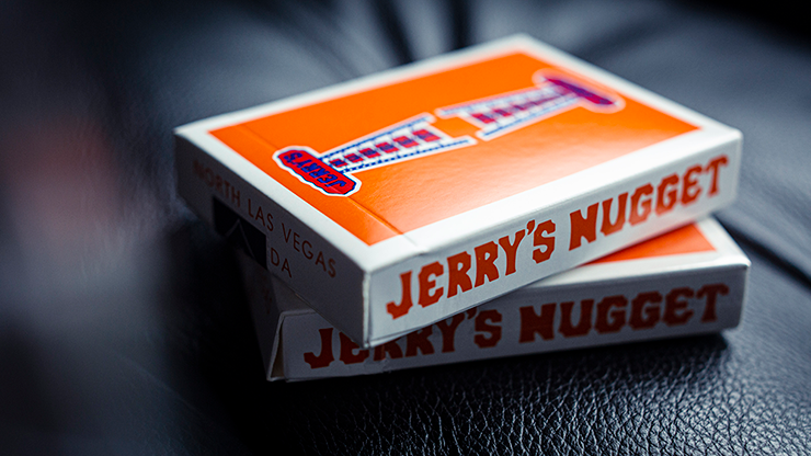 PLAYING CARDS--JERRY'S NUGGET, VINTAGE ORANGE