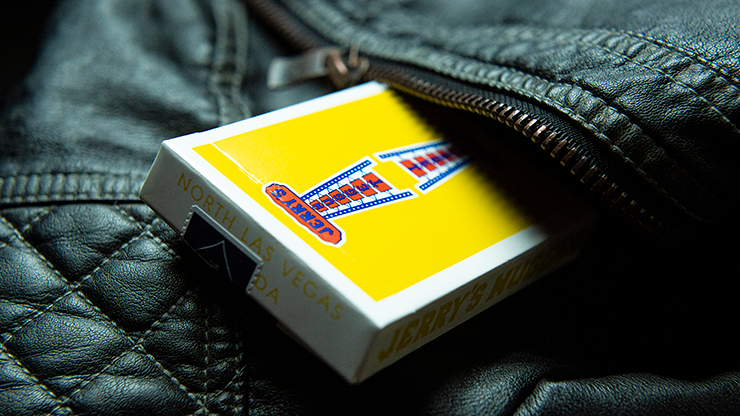 PLAYING CARDS--JERRY'S NUGGET, VINTAGE YELLOW