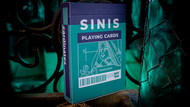 PLAYING CARDS--SINIS TURQUOISE