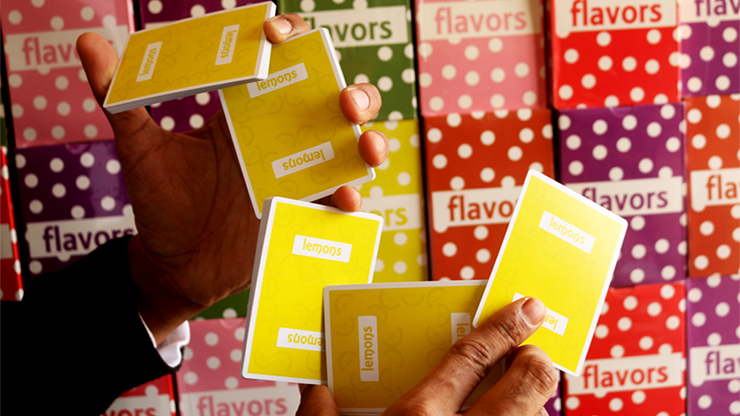 PLAYING CARDS--FLAVORS LEMONS