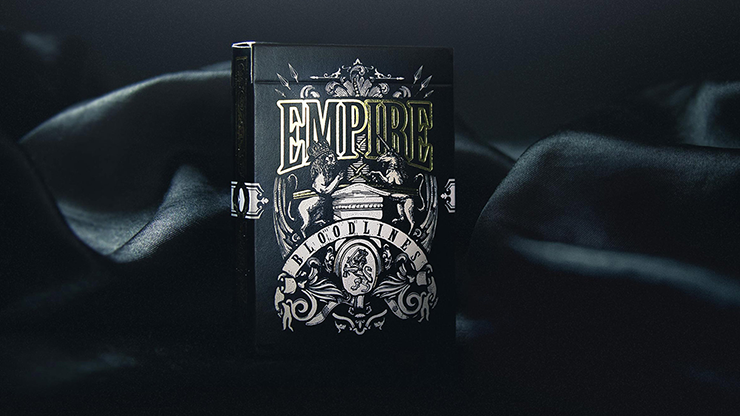 PLAYING CARDS--EMPIRE BLOOD LINES, BLACK & GOLD