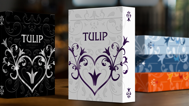 PLAYING CARDS--PURPLE TULIP