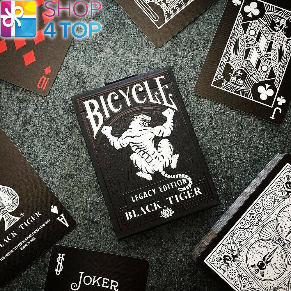 PLAYING CARDS--BLACK TIGER, LEGACY EDITION