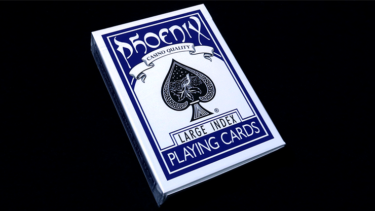 PLAYING CARDS--PHOENIX LARGE INDEX, BLUE