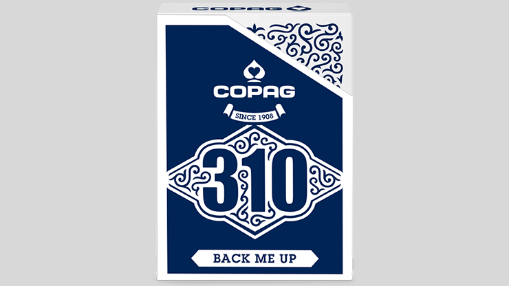 PLAYING CARDS--COPAQ 310 BACK ME UP, BLUE