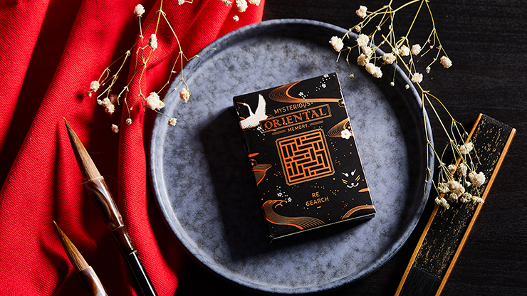 PLAYING CARDS--ORIENTAL MEMORY, BLACK