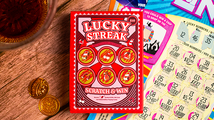 PLAYING CARDS--LUCKY STREAK SCRATCH & WIN