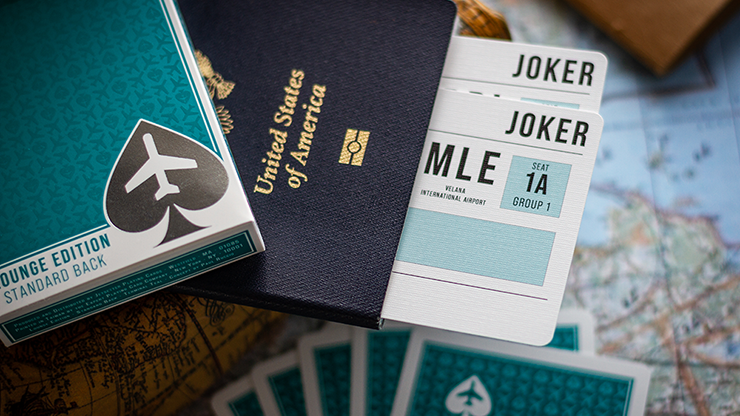 PLAYING CARDS--LOUNGE EDITION, TEAL