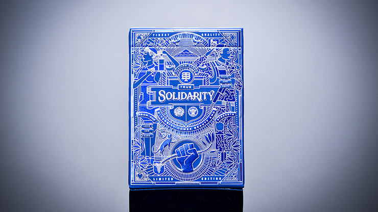 PLAYING CARDS--SOLIDARITY, BLUE