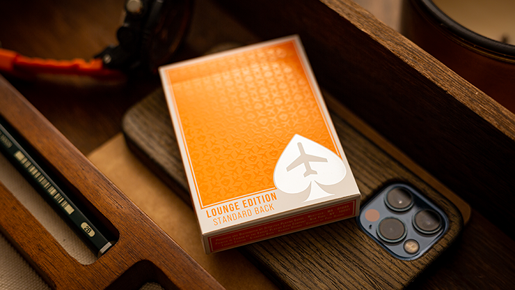 PLAYING CARDS--LOUNGE EDITION, HANGAR ORANGE