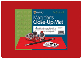CLOSE-UP MAT--MAGICIAN'S, RED