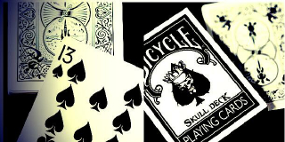 PLAYING CARDS--BICYCLE SKULL DECK