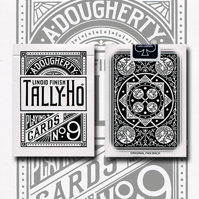 PLAYING CARDS--TALLY-HO REVERSE FAN BACK, WHITE