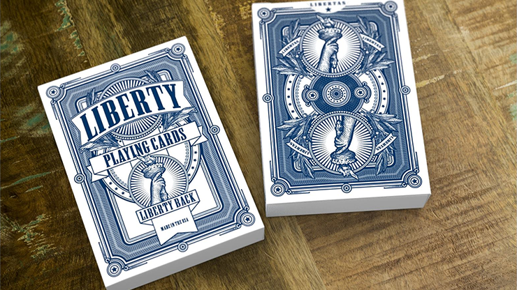 PLAYING CARDS--LIBERTY, BLUE