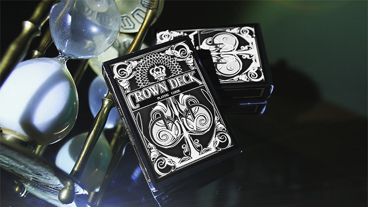 PLAYING CARDS--CROWN POKER, BLACK