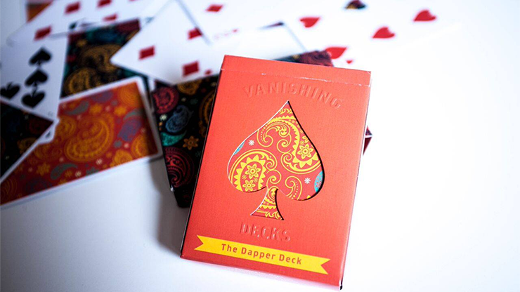 PLAYING CARDS--DAPPER DECK, ORANGE